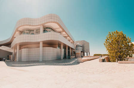 J. Paul Getty Museum at 1200 Getty Center Drive, Los Angeles, CA 90049-1687.のeditorial素材