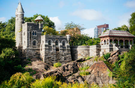 Belvedere Castle in Central Park, New Yorkのeditorial素材