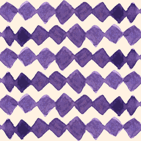 Abstract seamless ethnic pattern, painted with watercolors. Seamless pattern can be used for wallpaper, pattern fills, web page background, surface textures.のイラスト素材