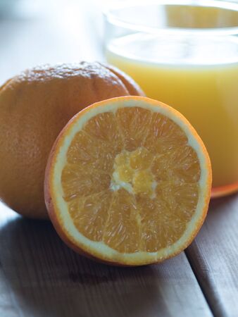 A Sweet Orange Juice for breakfastの写真素材