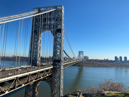 George Washington Bridgeの写真素材