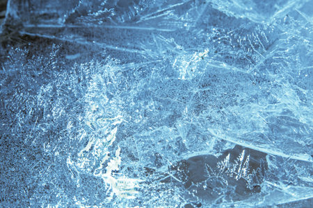 Abstract frozen background of ice
