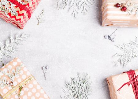 New Year Christmas Xmas 2020 holiday celebration copy space isolated white background minimal style.の写真素材