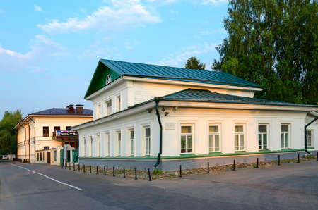 PLES, RUSSIA - JULY 20, 2016: House Museum of Isaac Levitan (former house of merchant Solodovnikova), Ples, Russiaのeditorial素材