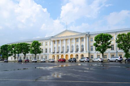 YAROSLAVL, RUSSIA - JULY 21, 2016: Building of former Provincial official place on Sovetskaya Square, Yaroslavl, Russiaのeditorial素材