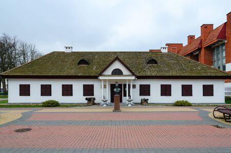 KOBRIN, BELARUS - DECEMBER 5, 2015: Kobrin Military History Museum named after A.V. Suvorov (house-museum of Suvorov), Belarusのeditorial素材