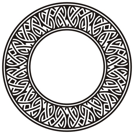 circle frameのイラスト素材