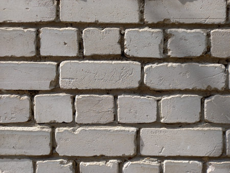 Brick wall made of white silicate bricks. high quality photo