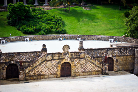 village Altos de Chavonの写真素材