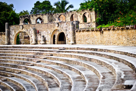 village Altos de Chavonの写真素材