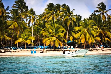 Beach on the Caribbean Seaの写真素材