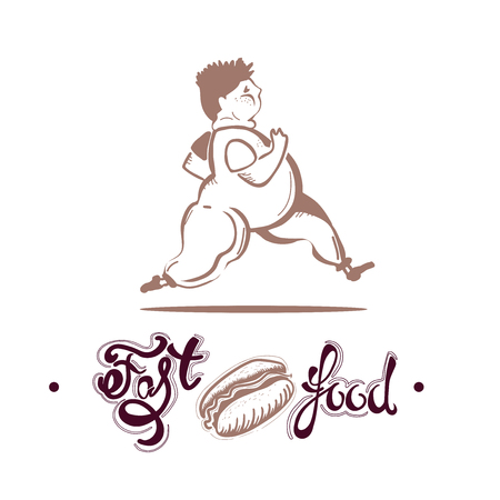 fast food designのイラスト素材