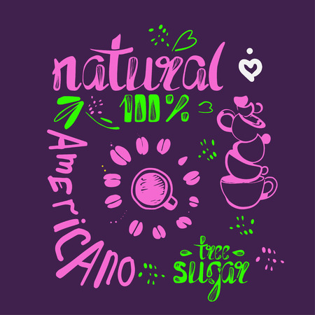 Banner for natural  drink, restaurant, coffee store, natural products, farm fresh food, e-commerce, coffee product promotionのイラスト素材