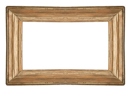 Bronze frame of picture.