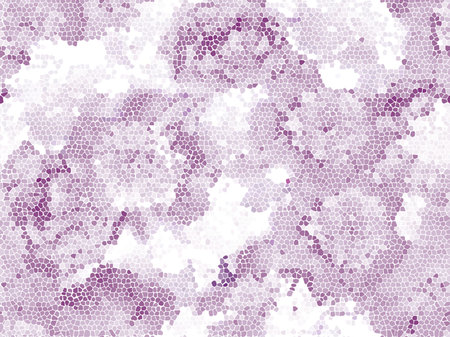 Seamless peony mosaic. Pink flower pattern, pastel colorsのイラスト素材