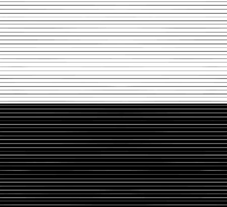 Doodle seamless horizontal lines Pattern. Black white simple texture. Abstract vector illustration for cover, clothes, fabric, textile and linensのイラスト素材