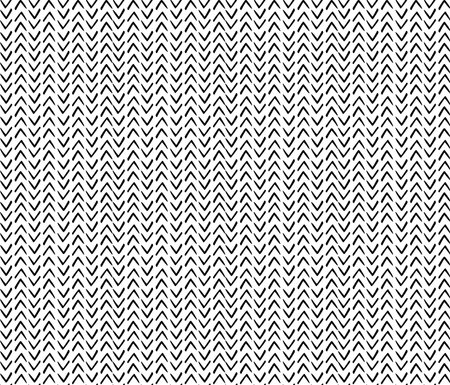 Doodle tick seamless Pattern. Black smooth rows of ticks on white background. Check mark Vector illustraion for clothes, fabric, textile, cover, notebook.のイラスト素材