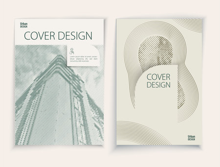 Business template for cover book. Flayer or advertising abstract background for delivery, energy business. Front page. Clean design. Business buildingのイラスト素材