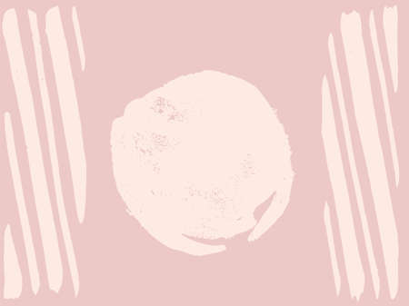 Hand made abstract landscape. Abstract grunge sun and fields. Vector hand drawn illustration.のイラスト素材