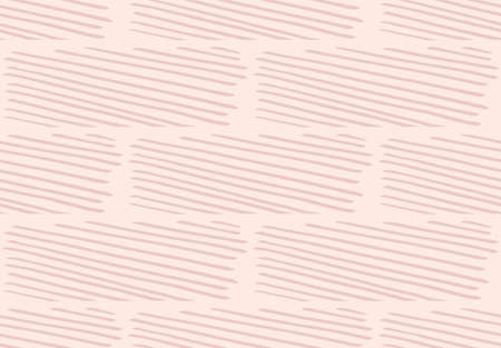Line Doodle Brick seamless pattern. Vector illustration for cloth, paper, wrapping, fabricのイラスト素材
