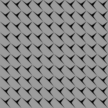 Abstract diagonal bricks seamless pattern. Vector illustrationのイラスト素材