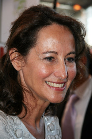 PARIS - MARCH 15: Former French socialist presidential candidate Segolene Royal at the dedication of her book Femme Debout (Standing Woman) during the 29th Paris' Book Fair, on March 15, 2009 in Paris, Franceのeditorial素材