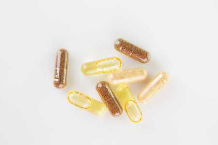 Natural vitamin supplements and capsules
