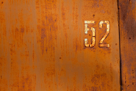 Old grunge vintage background: rusty metal surfaceの写真素材