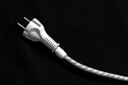 Single unplugged cordの写真素材