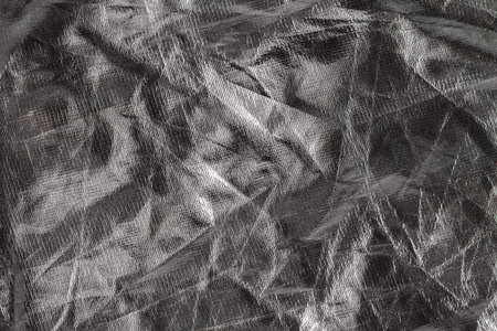 background metal glitter texture crumpled silver shine cracked trendy luxury foil discoの写真素材