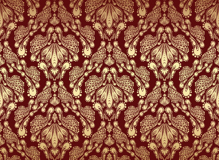 decorative royal seamless floral ornamentの写真素材