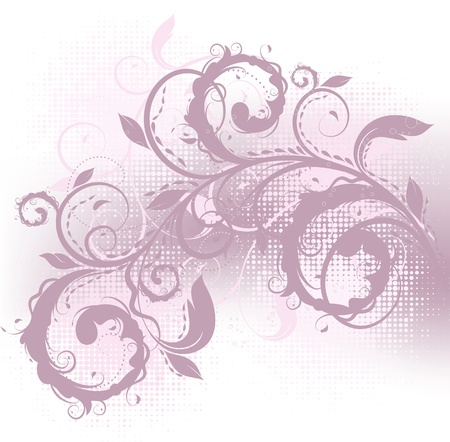 Floral vector beauty design backgroundのイラスト素材