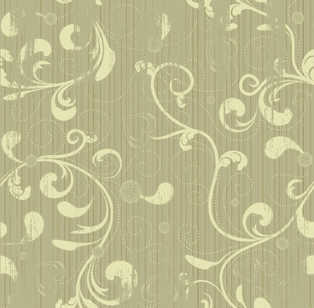 Grunge floral seamless vector beauty backgroundのイラスト素材