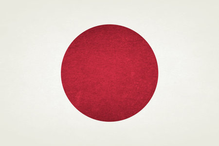 Grunge Flag Of Japanのイラスト素材