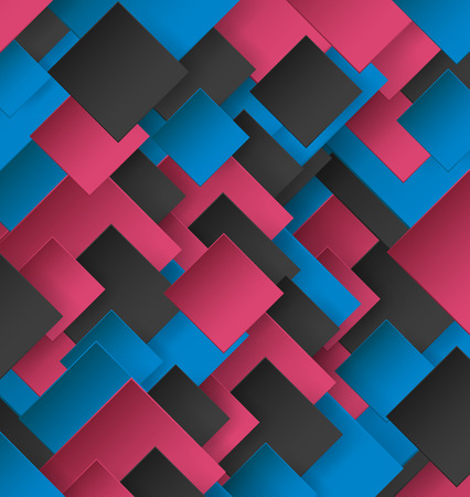 Abstract Design Background With Color Rhombus And Shadowのイラスト素材