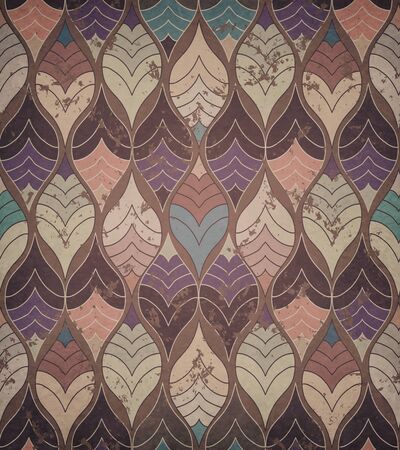 Abstract Colorful Print Modern Geometric Pattern の写真素材
