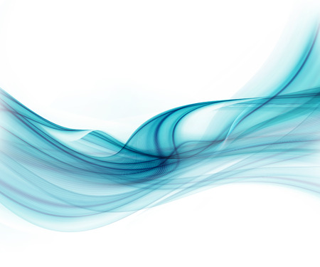 Blue and white modern futuristic background with abstract wavesの写真素材