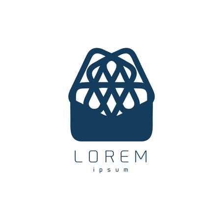 Design geometric logo for company on a white backgroundのイラスト素材
