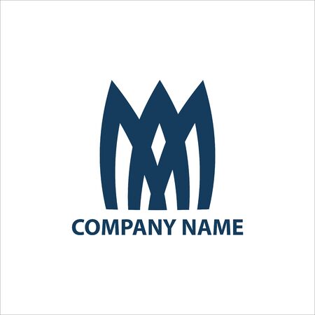 Design geometric logo for company on a white backgroundのイラスト素材