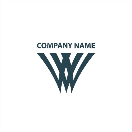 Design geometric logo for company on a white backgroundのイラスト素材