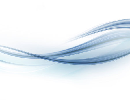 Blue and white modern futuristic background with abstract wavesの写真素材