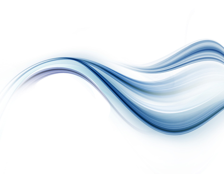 Blue and white modern futuristic background with abstract wavesの写真素材