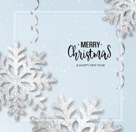 Abstract vector Christmas greeting cardのイラスト素材