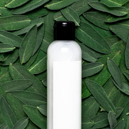 Cosmetics SPA branding mock-up. natural beauty organic product. Cosmetic container with cream,...
