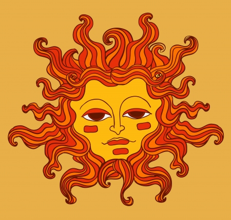  Sun faceの写真素材