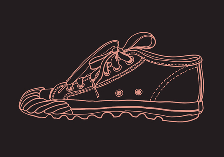  pattern gym shoesの写真素材