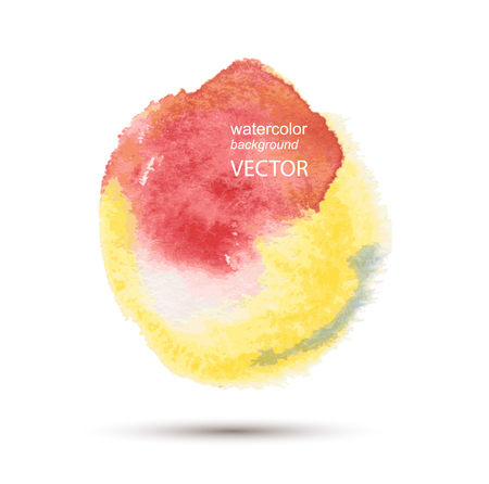  Abstract watercolor hand painted background in red colorsのイラスト素材