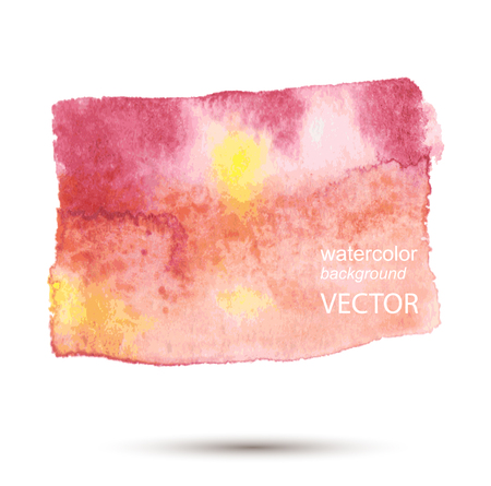  Abstract watercolor hand painted background in red colorsのイラスト素材