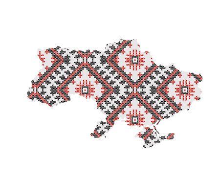 vector Ukrainian national ornamentsのイラスト素材