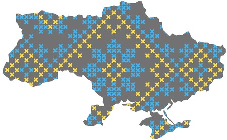 vector Ukrainian national ornamentsのイラスト素材